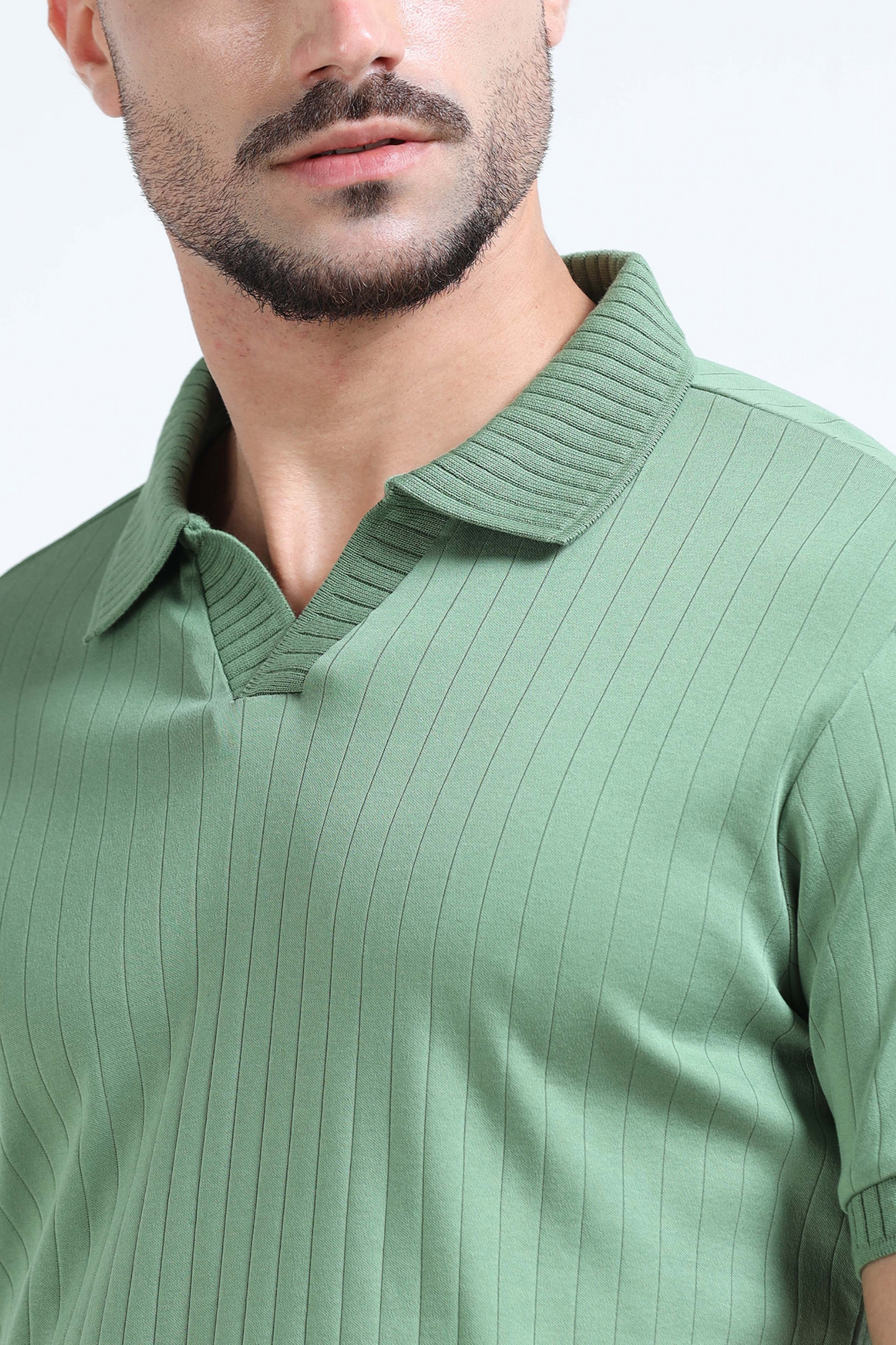 J Collar Men’s Knitted Polo - 100% Organic Cotton