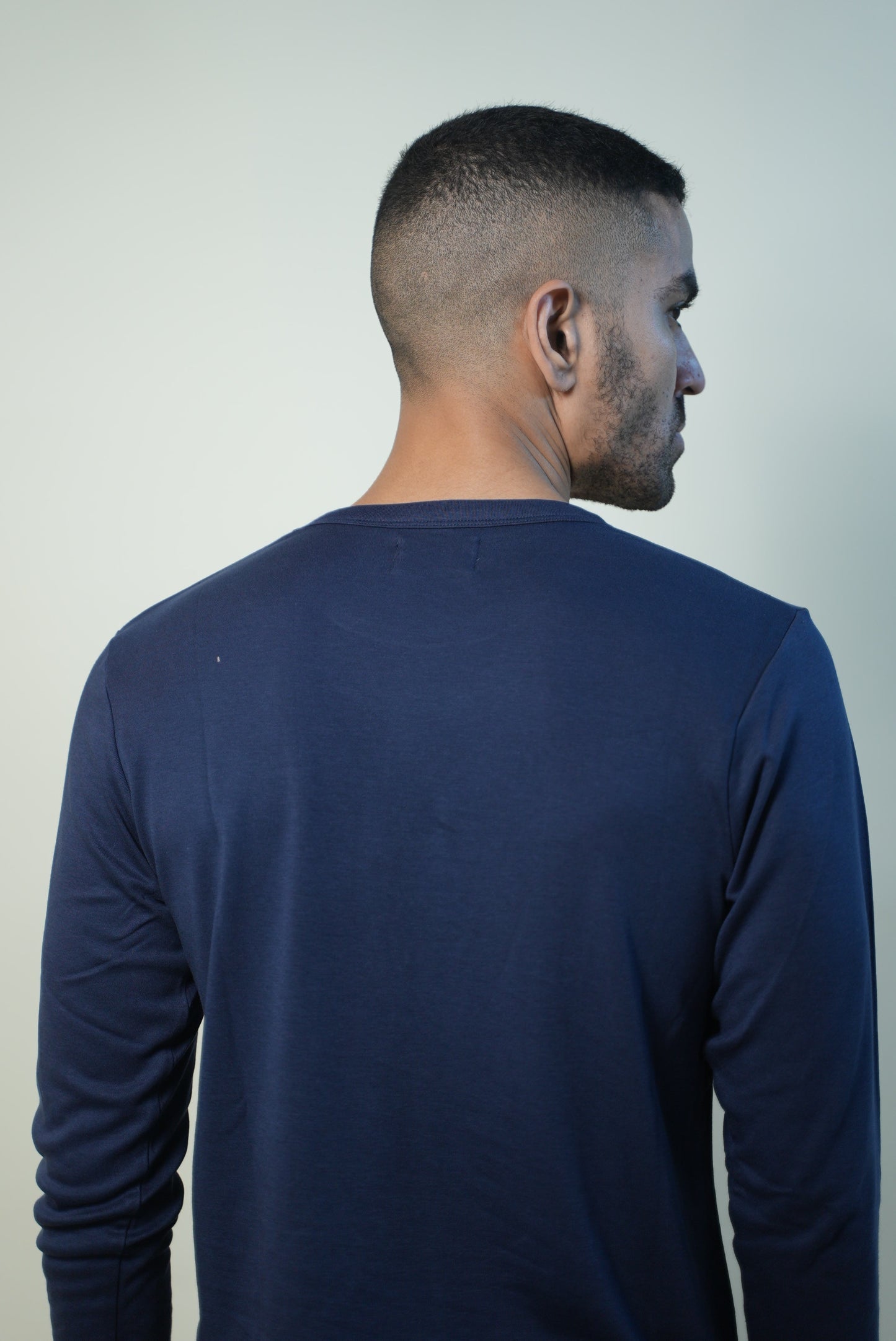 J Crew All-Season Crew Tee - Makhan-Soft Lyocell Fabric