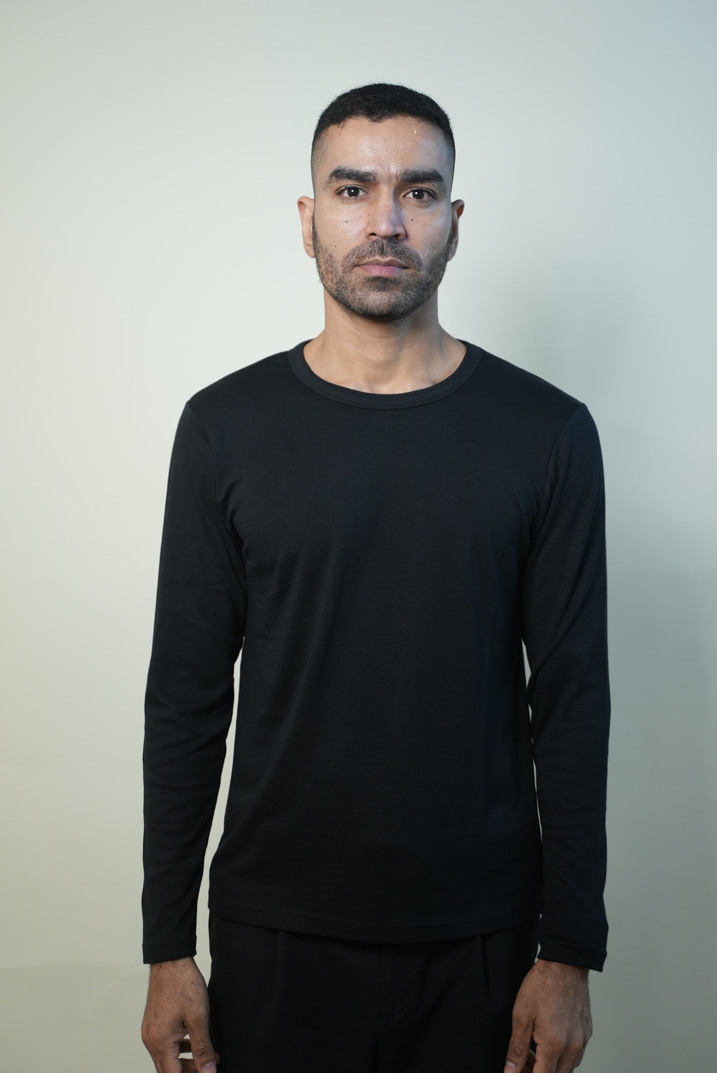 J Crew All-Season Crew Tee - Makhan-Soft Lyocell Fabric