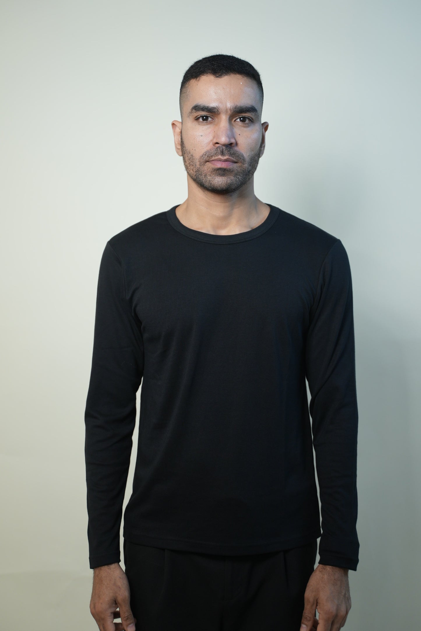 J Crew All-Season Crew Tee - Makhan-Soft Lyocell Fabric