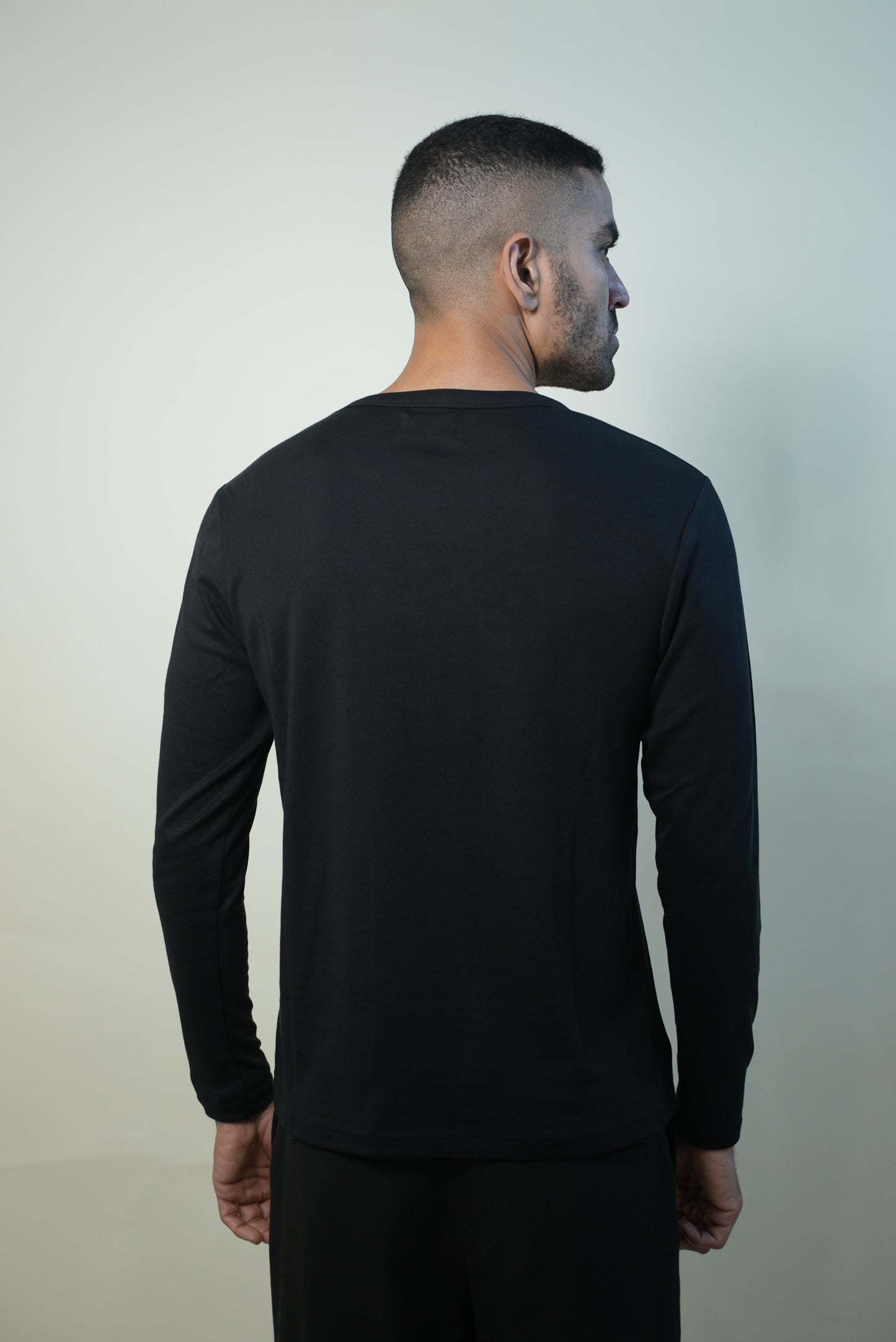 J Crew All-Season Crew Tee - Makhan-Soft Lyocell Fabric