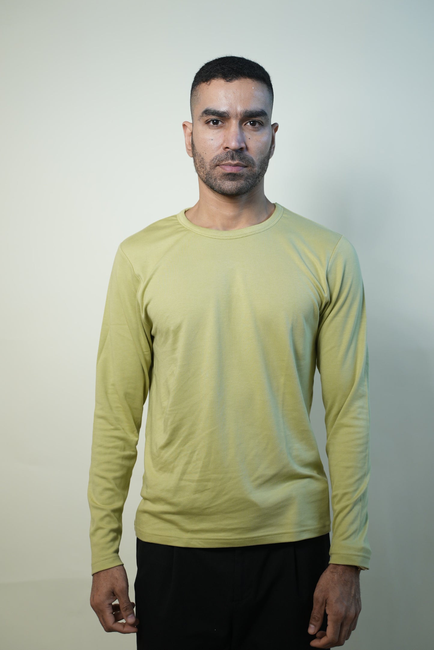J Crew All-Season Crew Tee - Makhan-Soft Lyocell Fabric