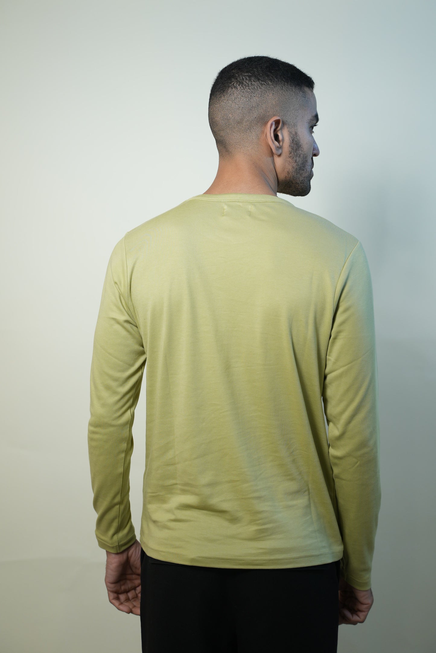 J Crew All-Season Crew Tee - Makhan-Soft Lyocell Fabric