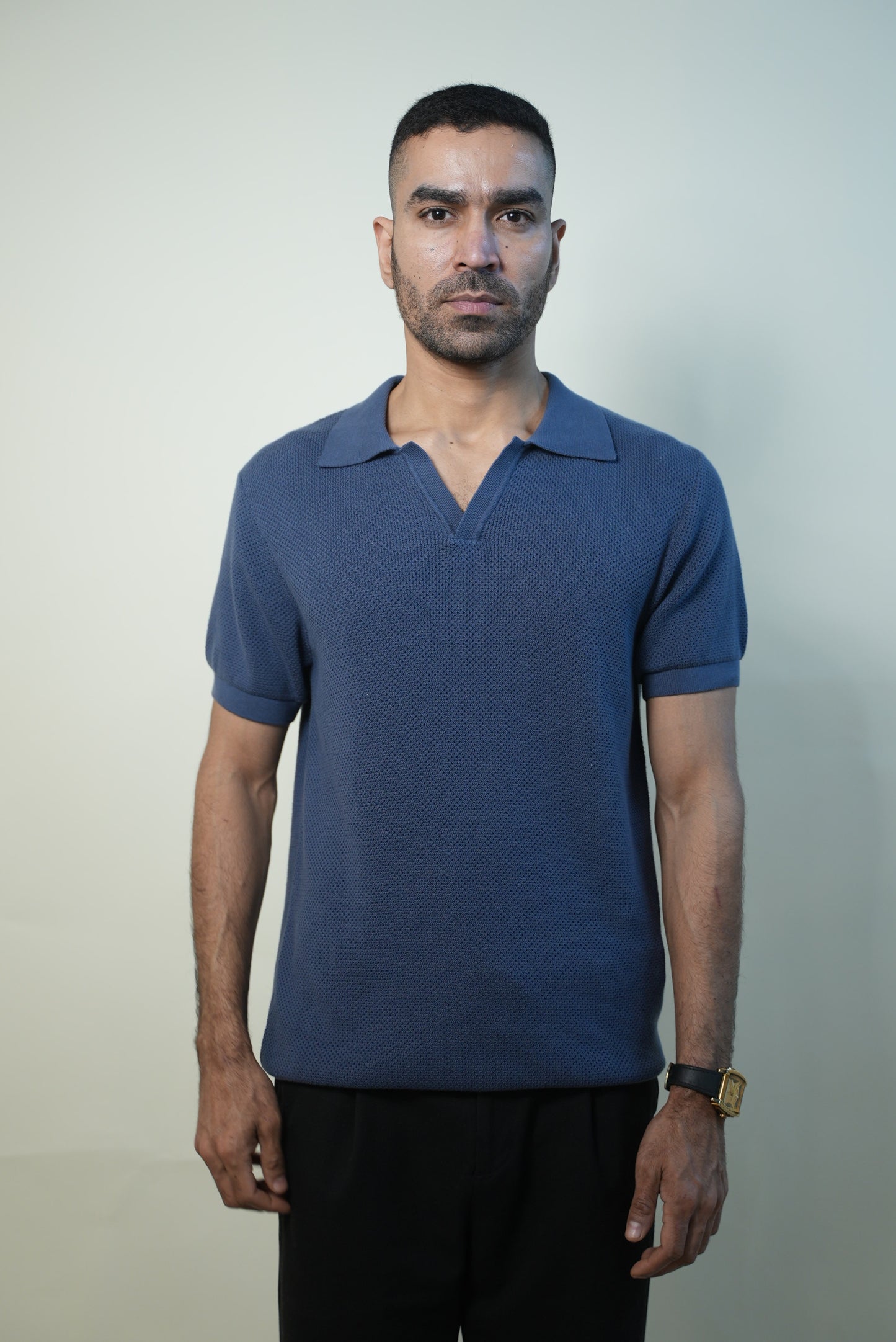 J Collar™ Knitted Polo - TerraMesh