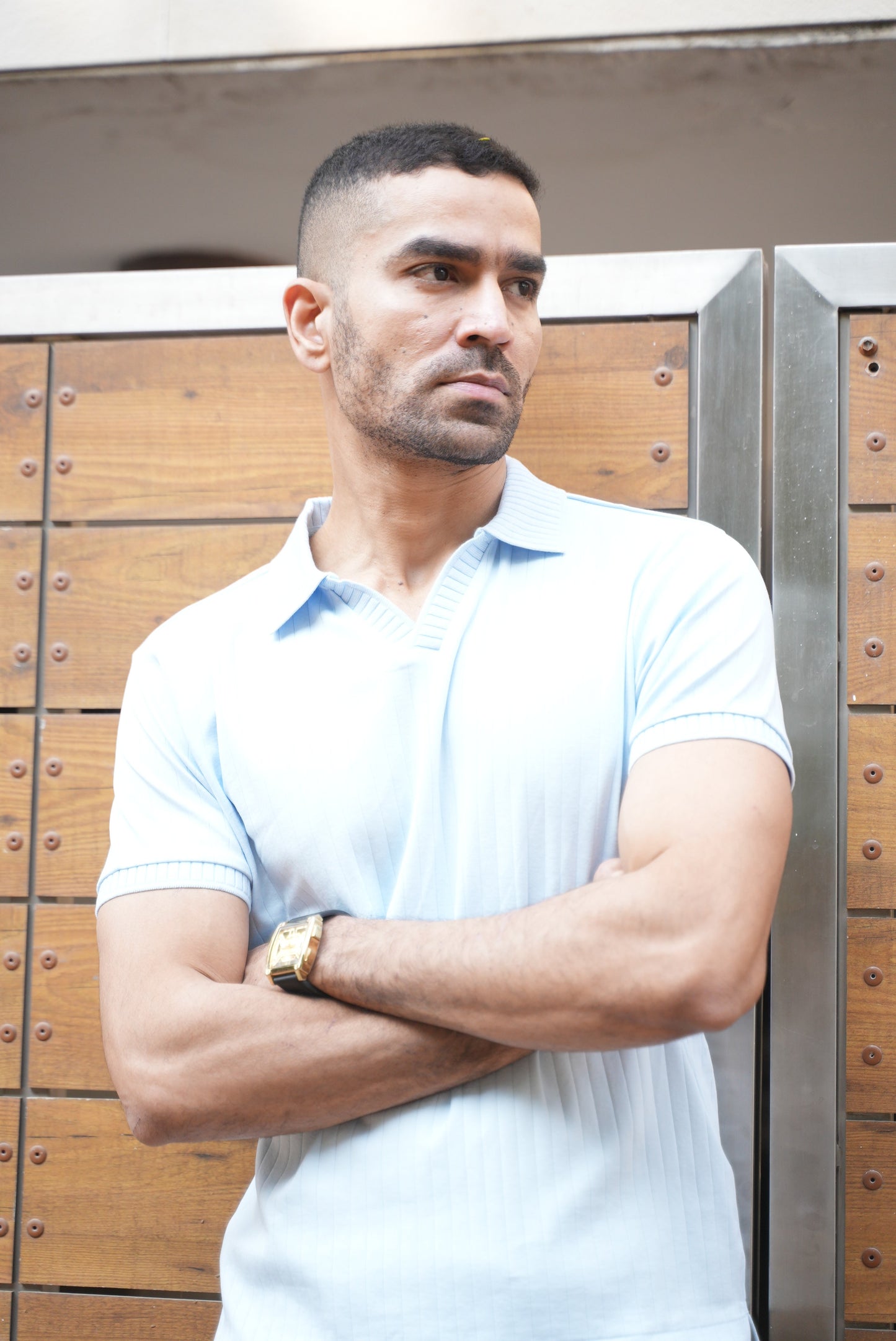 J Collar Knitted Polo - 100% Organic Cotton