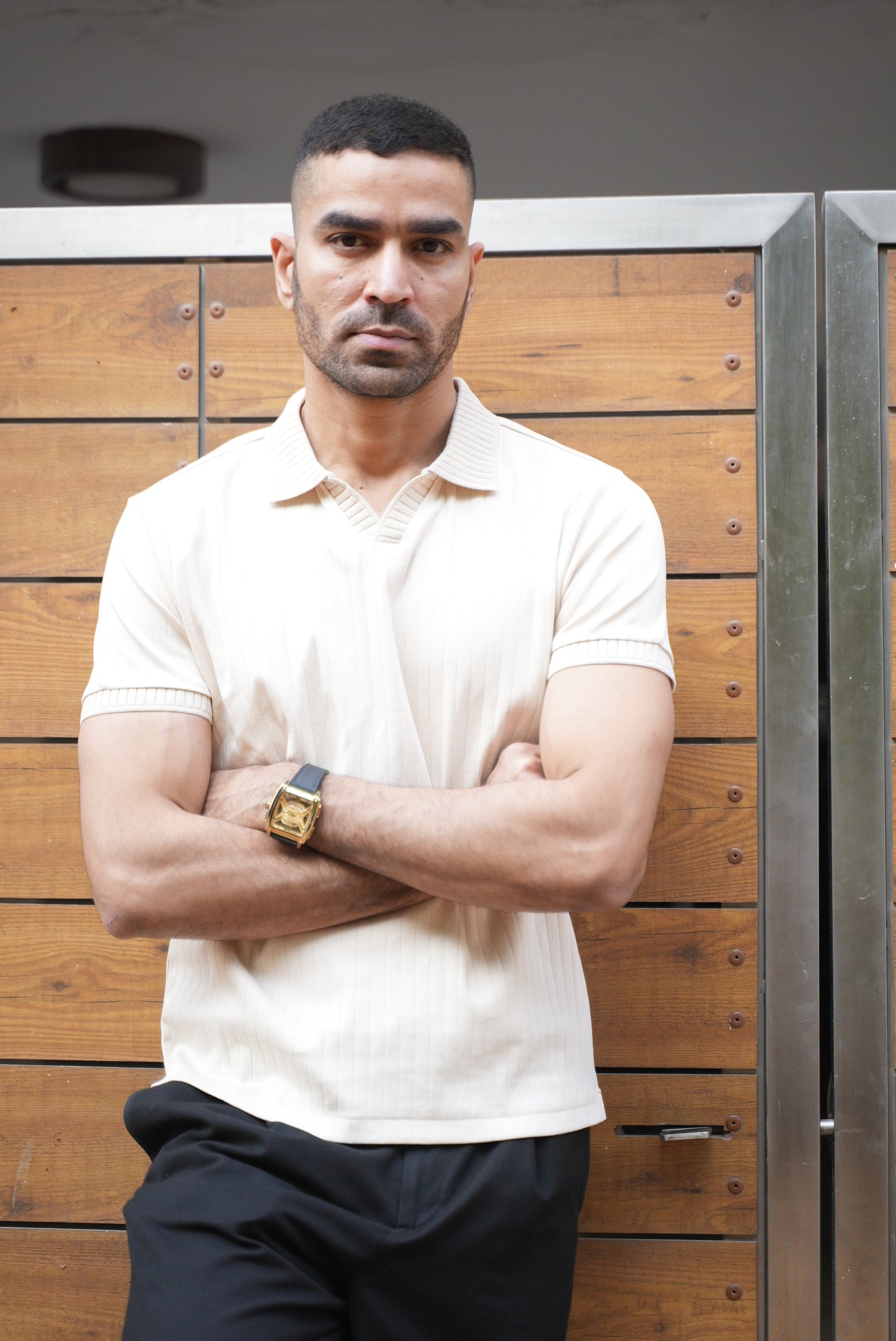 J Collar Knitted Polo - 100% Organic Cotton