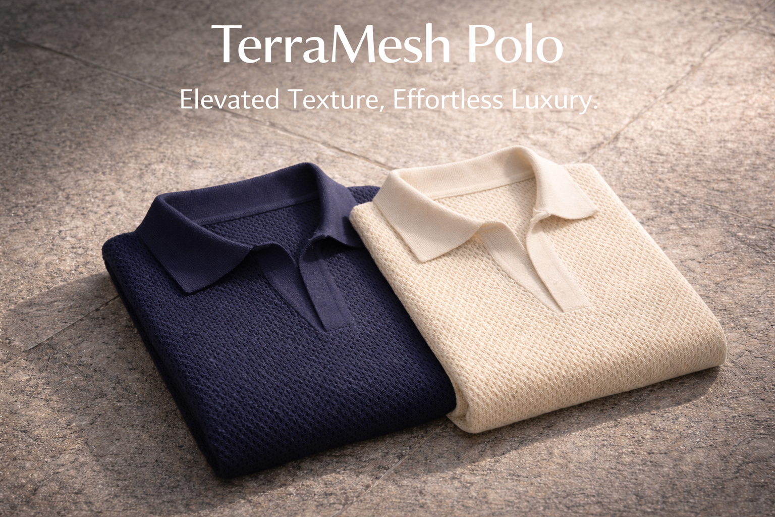 J Collar™ Knitted Polo - TerraMesh
