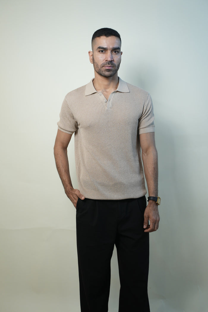 J Collar™ Knit Polo - AeroLinear