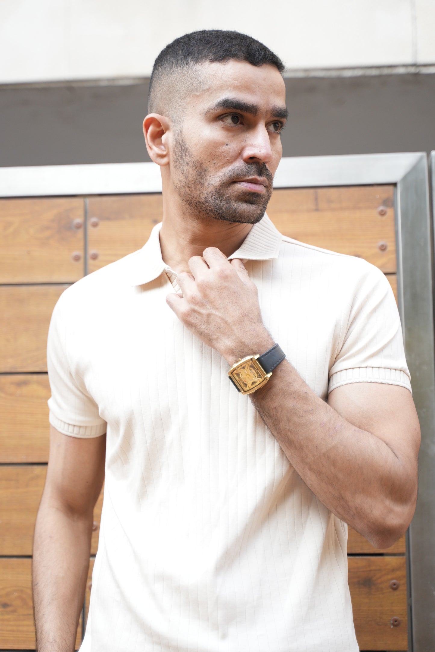 J Collar Knitted Polo - 100% Organic Cotton