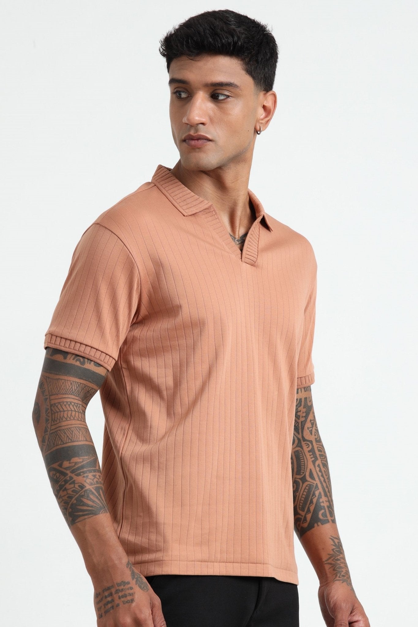 J Collar Men’s Knitted Polo - 100% Organic Cotton