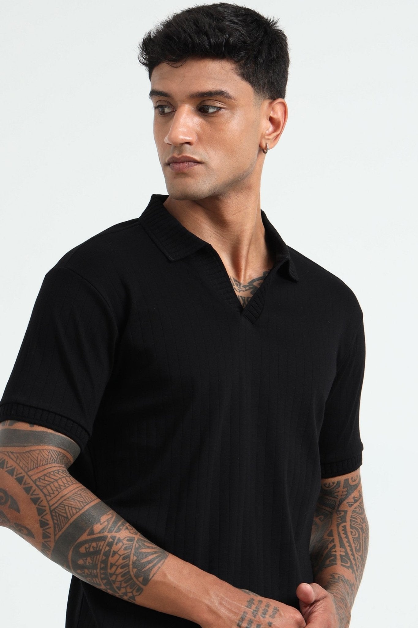 J Collar Men’s Knitted Polo - 100% Organic Cotton