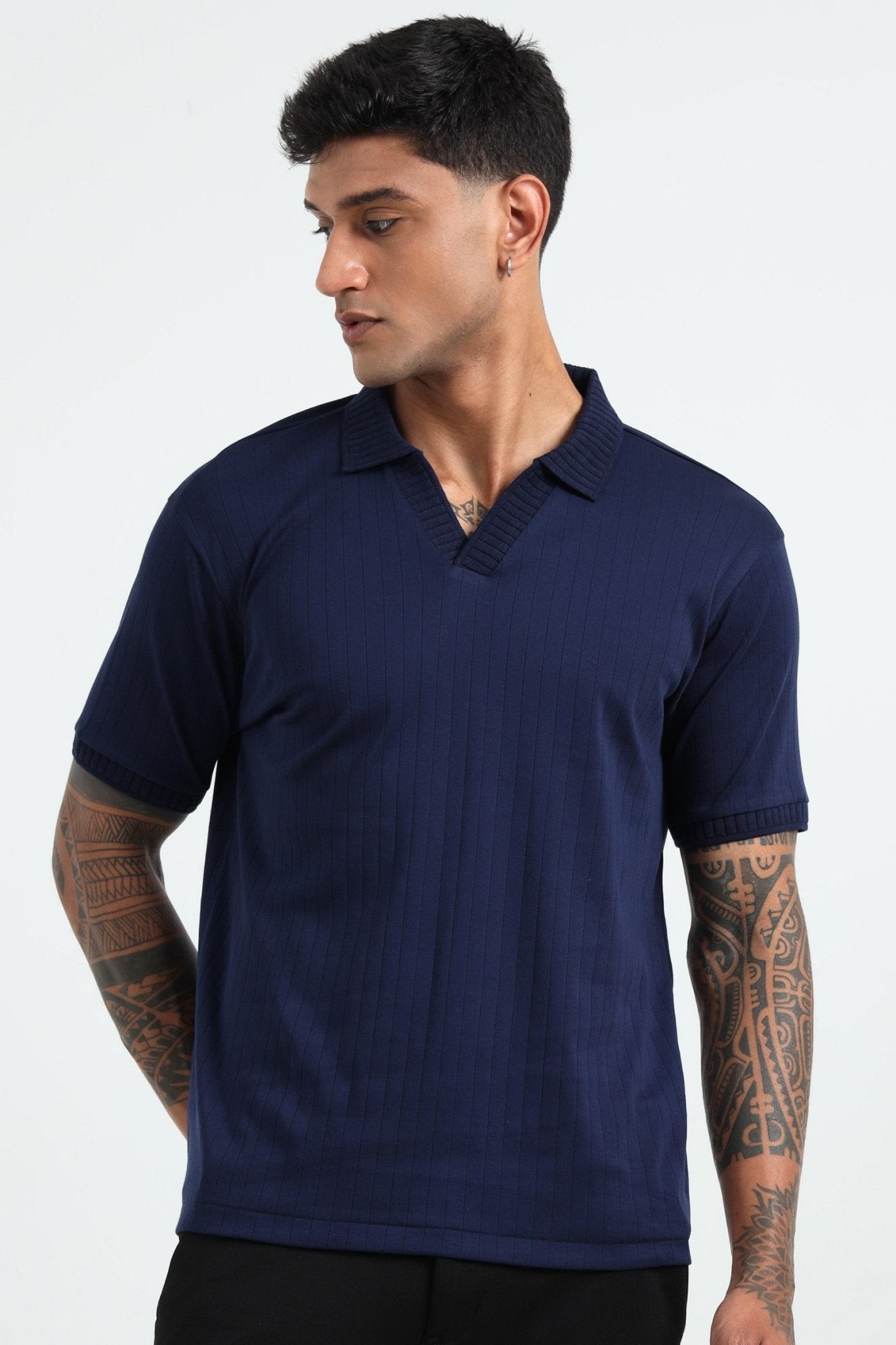 J Collar Men’s Knitted Polo - 100% Organic Cotton