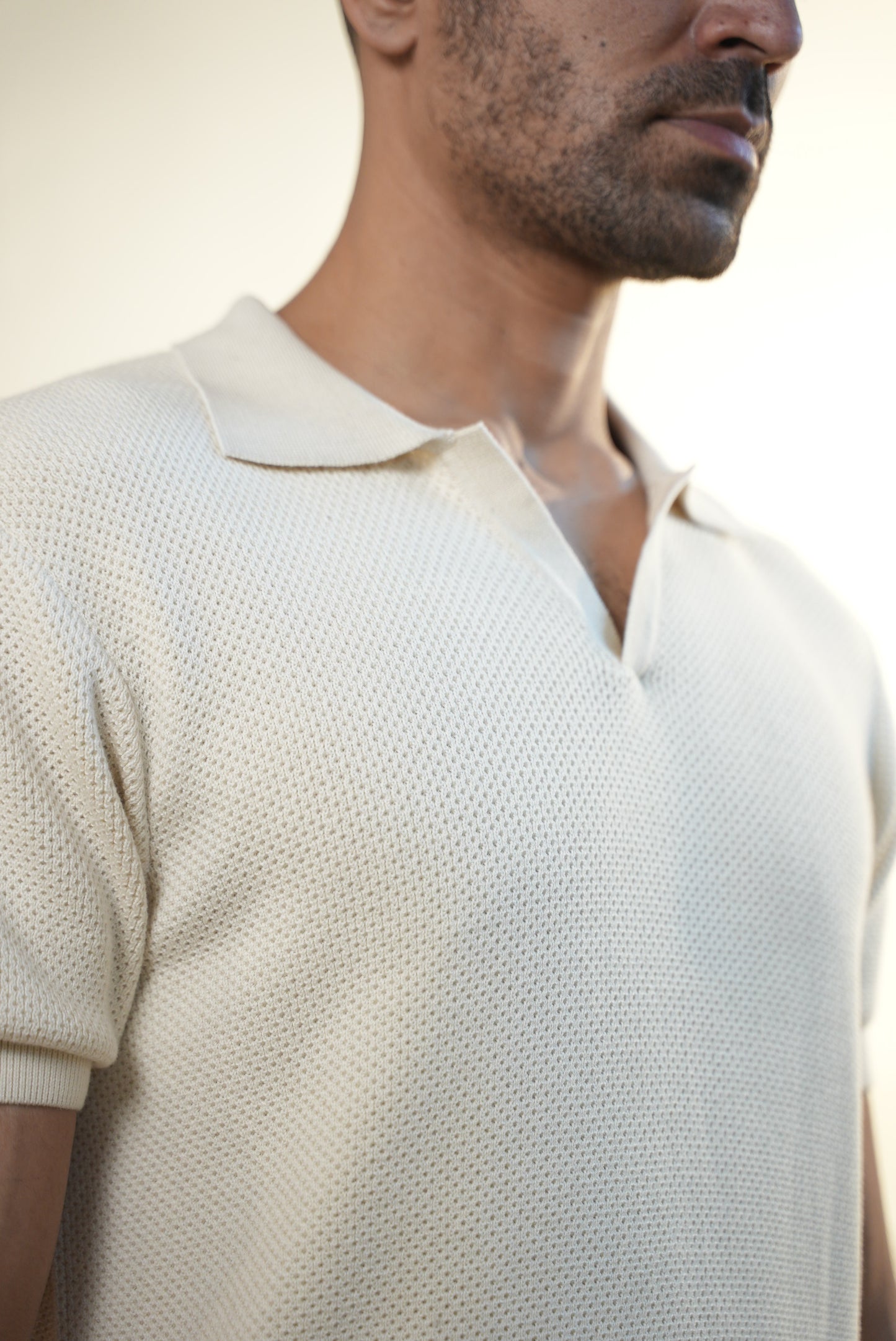 J Collar™ Knitted Polo - TerraMesh