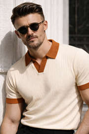 Classic Knit - Structured, Jacquard Collar